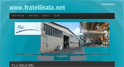 Desktop Screenshot of fratellisala.net